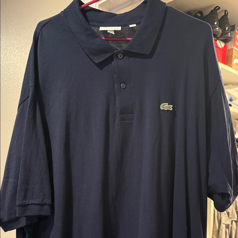Lacoste Men's Dark Blue Polo Shirt